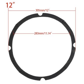 폼 에지 링 혼 프레스 에지 가스켓 고무 스피커 스피커 수리 부품 스피커 서라운드 수리 폼 우퍼 에지, 5)6.5inch