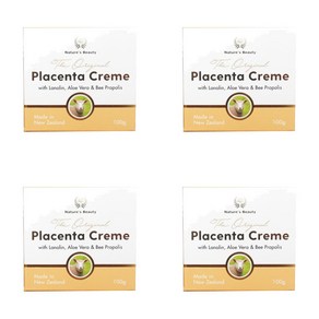 (뉴질랜드직배) 네이쳐스뷰티 양태반크림 플라센타크림 100g 4팩 Natue's Beauty Placenta Ceme 100g, 4개