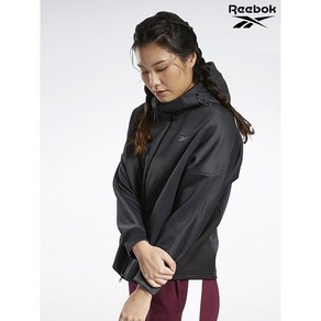 리복 Reebok 여성 트레이닝 W DMX 스트레치 후디 트랙탑 REJU1F036BK