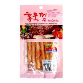 홈쿡 홈쿡껌 치킨 안심껌 말이 6p 70g 강아지간식, 6개