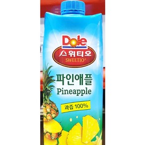 과즙이 풍부한 과일주스 파인애플 쥬스 1L, 1개