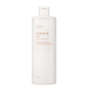 식물나라 뽀얀쌀 맑은톤 토너 500mL, 1개