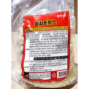 [무료배송]늘찬애 피자돈까스(180g 1.08K)/업소용/업소/도가니탕/떡볶이/치즈 돈까스/노랑돈까스, 180g, 6개