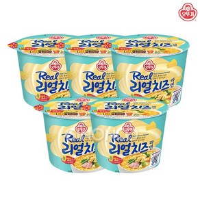 [지노앤코]오뚜기 리얼치즈라면 120g, 5개