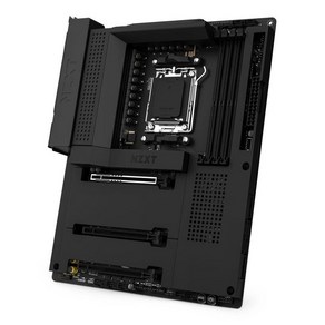 NZXT N7 B650E - N7-B65XT-W1 AMD B650 칩셋 (AMD 7000 시리즈 CPU 지원) ATX 게이밍 마더보드 통합 후면 I/O 쉴드 Wi-Fi 6 연결 화, AMD B650E 칩셋, 블랙_AMD B650E 칩셋, 1) AMD B650E 칩셋 - 블랙