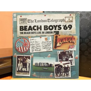 비치보이스 BEACH BOYS - The Beach Boys Live In London LP (음반 EX 자켓 EX)