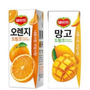 델몬트 오렌지 드링크팩 190ml x 24p + 델몬트 망고 드링크팩 190ml x 24p, 1세트