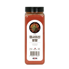 쿡앤딱 캡사이신 분말 450g 매운맛 매운 라면 볶음 소스 닭갈비 고추장 매운양념 가루, 1개