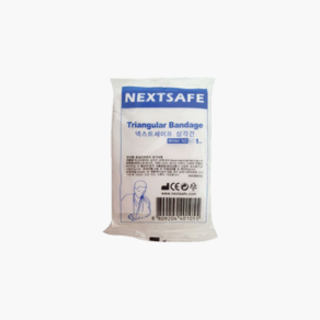 [Weshop] [nextsafe] 넥스트세이프 응급삼각건 (진공포장으로 부피를 최소화한 드레싱용 삼각건), 1개