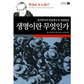 [한울(한울아카데미)]생명이란 무엇인가 : 물리학자의 관점에서 본 생명현상 - 한울과학문고 2 (2판), 한울(한울아카데미), 에르빈 슈뢰딩거