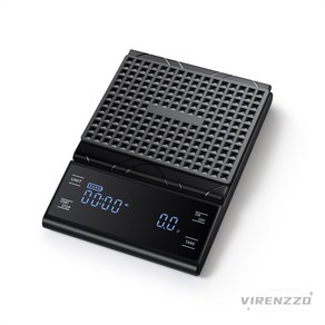 VIRENZZO USB 커피저울 5kg 블랙, 1개, COFFEE SCALE