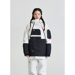 MR 25 JACKET 01 WHITE 모이라 보드복 자켓 상의 커플 공용 여성 남성 스노우보드복