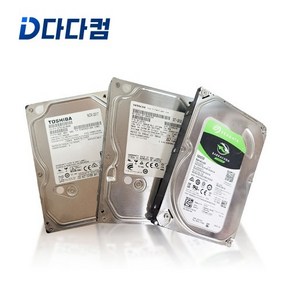 HDD 하드디스크 3.5인치 SATA 중고 브랜드 랜덤 500GB 1TB 2TB, 2 HDD 개별구매, 1 500GB