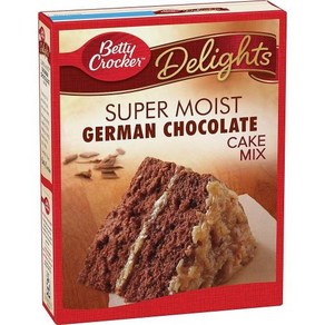 Betty Cocke Red Velvet 케이크 믹스 박스 당 4323g 2팩, 없음, 2) GERMAN CHOC  15.25 Ounce Pa