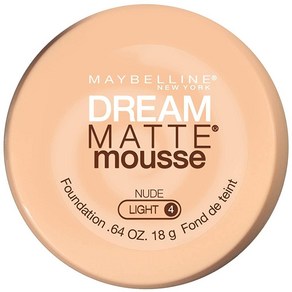 Maybelline New York Dream 매트 무스 파운데이션 누드 18.1g(0.6온스)