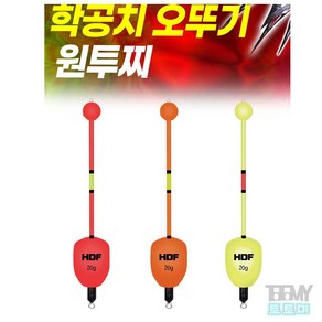 해동조구사 HF-4009 학공치 오뚜기원투찌20G 학꽁치채비, 레드, 1개