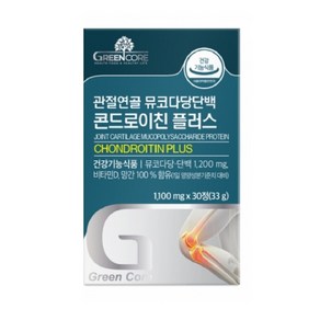 관절연골 뮤코다당단백 콘드로이친 플러스 1100mg x 30정 비타민D 망간, 1개