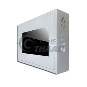 씨씨티비이몰 TD-R2400 24인치용 모니터 함체 CCTV 녹화기 DVR 일체형 벽부형 노출형 렉 케이스 스틸 벽면 설치, 1개