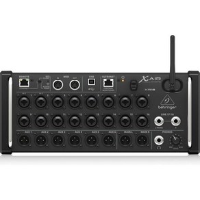 Behringer XAir XR18 18채널 아이패드 또는 안드로이드 태블릿용 12버스 휴대용 디지털 믹서 통합 WiFi 16개의 MidasDesign Preamps