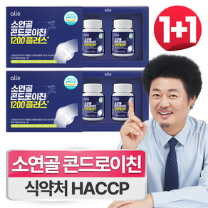 알레 콘드로이친 1200 플러스 소연골 소유래 식약청 HACCP 인증, 180정, 2박스