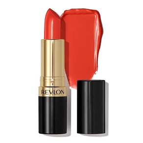 Revlon 립스틱 수퍼 러스트러스 립스틱, 750 Kiss Me 코랄, 1개