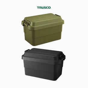 트러스코 캠핑 트렁크 카고 박스 50L, 50L 올리브카키, 1개