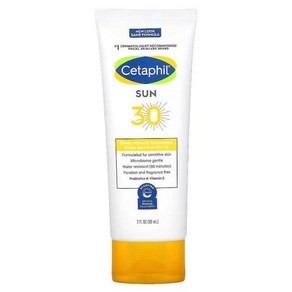 Cetaphil 시어 미네랄 자외선 차단제 SPF 30 89ML 3FL oz), 1개, 35ml