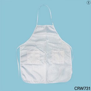 Cleanroom Apron / 방진 앞치마(우레탄코팅원단chemical용 제전PU 코팅 원단)