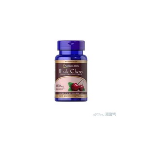 퓨리탄스프라이드 블랙 체리 농축 추출물 1 000mg 100캡슐, 100정, 1개