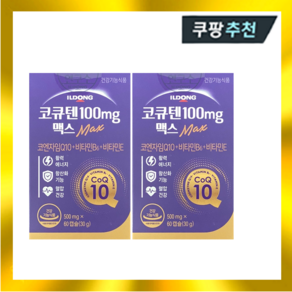 일동 코큐텐 맥스 100mg 60캡슐 x 2개, 60정