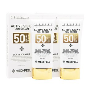 메디필 액티브 실키 선크림 50ml+50ml, 50ml, 2개