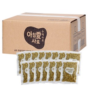 아침애사료 피부 5kg (200gx25팩) 노견사료 말랑한사료 소분포장, 25팩, 닭