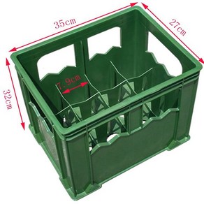 맥주 박스 보관 주류 바구니 플라스틱 상자 바스켓, C. 아미그린, 1개
