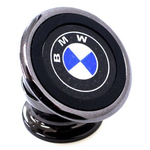 차량용 핸드폰 휴대폰 거치대 자동차 로고디자인 자석식, 7. 블랙 - BMW, 1개