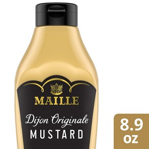 Dijon Oiginale Maille Mustad fo Mainades Mus Dijon Oiginale 마리네이드용 마이유 머스타드 머스타드 소스 및 맛있는 레, 252g, 1개