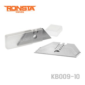 론스타 이코노미 안전칼 안전커터칼 산업용나이프 RONSTA SafetyKnife, KS006칼날 10개 포장(KB009-10)