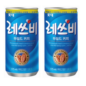 레쓰비 마일드 캔커피, 175ml, 35개