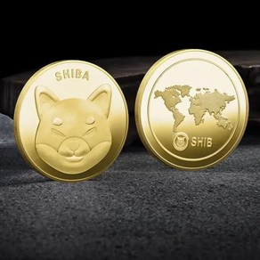 시바 INU 동전 행운 코인 SHIB 도지동전 킬러 CRYPTO 금속 금도금 물리적 시브 도지 기념 주화, [25] Shiba 5