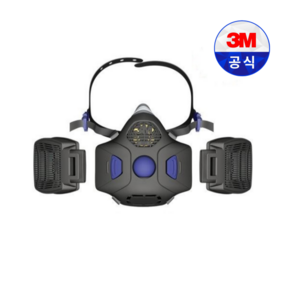 3M HF-801 HF-802 HF-803 반면형 양구형 방독면 면체 마스크 HF800시리즈