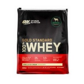 Optimum Nutition Gold Standad 100% Whey Potein 골드 스탠다드 웨이프로틴 바닐라맛 2.56kg, 1개