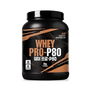 웨이프로P80 초코맛 2kg, 1개, 단품