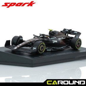 스파크 1:64 알파로메오 F1 Team ORELN Stake C43 No.24 2023 라스베가스 그랑프리 - 저우 관유 (드라이버 포함) - Y359, 1개