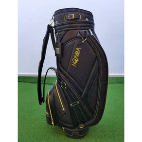 혼마 레드호프 캐디백 CB6000-3 남녀공용 60주년 기념 GOLF 캐디백, 블랙