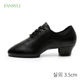 FANSYLI 남자 라틴댄스화 사교모던댄스화 플로어댄스화 X6M07, 275, 검은색-B 실외