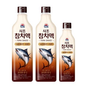 사조 만능 참치액 참치액젓 요리육수 900g 2개+500g 1개