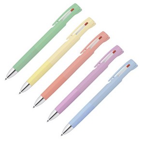 [제브라] 블렌 스트레스 프리 볼펜 3C 스모키 컬러 (0.7mm), 0.7 설퍼 옐로우
