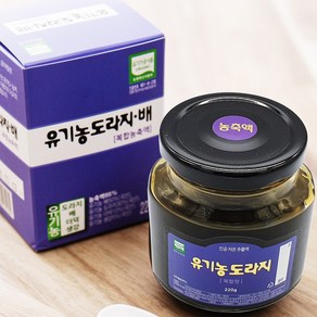 유기농도라지배농축액220g 배 도라지청 미세먼지에 도라지배청 내추럴참푸드, 220g, 3개