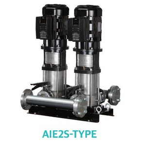 AIE2S-40202 단상220V 고효율 개별인버터 부스터펌프 2마력 양정34M 구경65mm 양수량 400LPM (26M) 부스타펌프, 1개