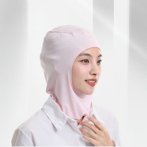 유피 모자 조리 요리사 위생 복 주방 일회용 일식 공장 카페 에어매쉬 두건, 1개, 핑크색