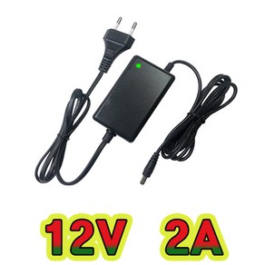 12V2A 어댑터 전원선일체형(CN) DC 12V 2A SMPS 직류전원장치 아답터